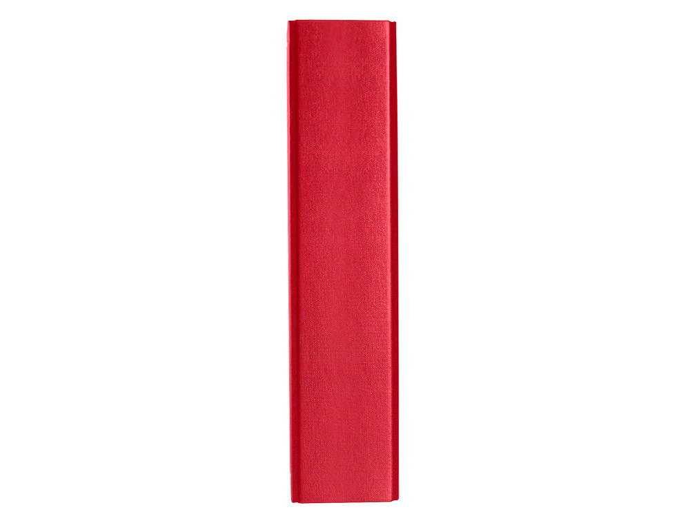 CARPETA PROYECTOS LIDERPAPEL FOLIO LOMO 90MM CARTON FORRADO ROJA
