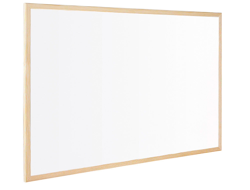 PIZARRA BLANCA Q-CONNECT MELAMINA MARCO DE MADERA 120X90 CM