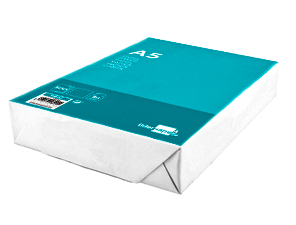 PAPEL LIDERPAPEL A5 80G/M2 LISO PAQUETE DE 500 HOJAS