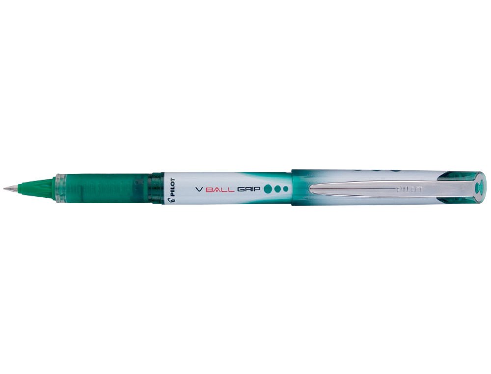 ROTULADOR PILOT ROLLER V-BALL GRIP VERDE 0.5 MM