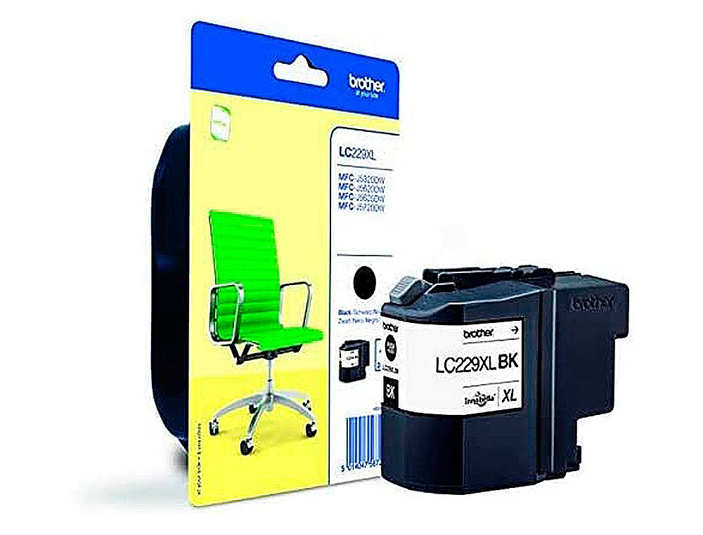 INK-JET BROTHER LC229XLBK MFC-J5320DW / 5620DW / 5625DW / 5720 DW NEGRO 2400 PAG
