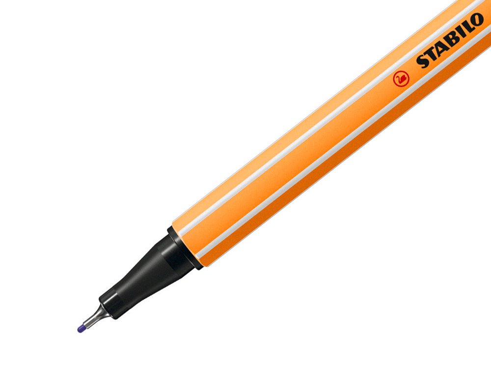ROTULADOR STABILO PUNTA DE FIB RA POINT 88 VIOLETA PUNTA FINA 0,4MM