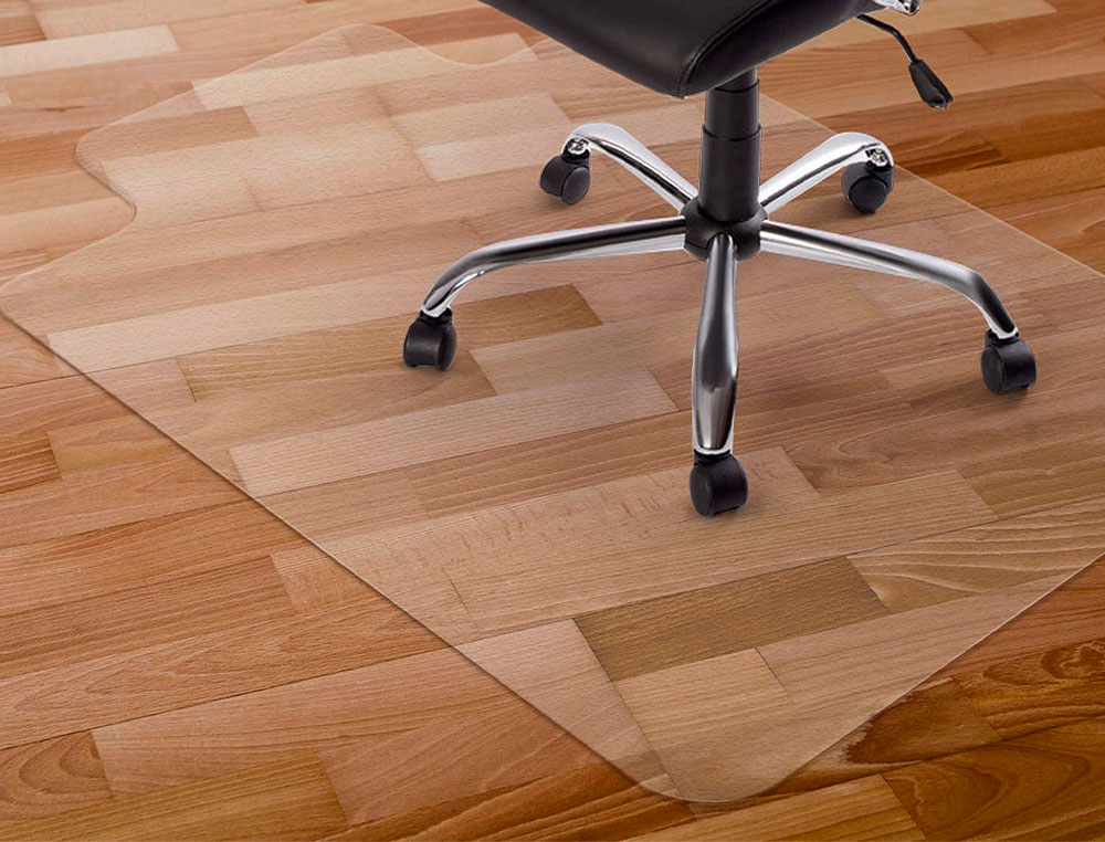 ALFOMBRILLA PARA SUELO Q-CONNECT PVC PROTECTORA DE SUELOS 1150X1340 MM GROSOR 2 MM