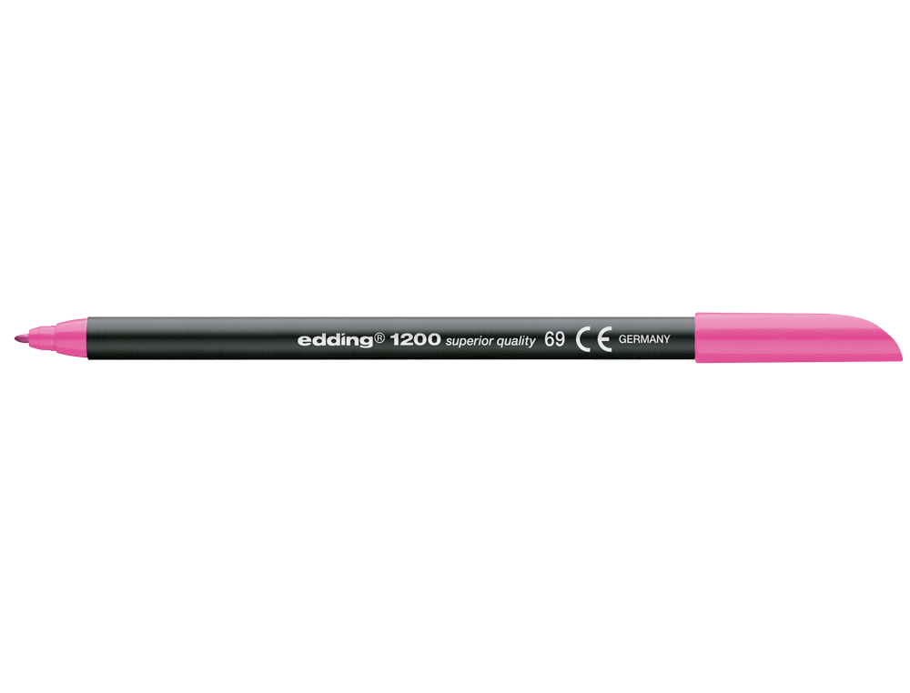 ROTULADOR EDDING PUNTA FIBRA 1200 ROSA NEON N.69 PUNTA DE FIBRA 0,5 MM