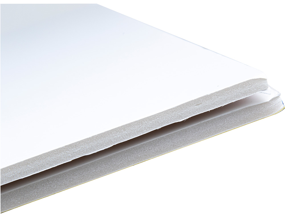 CARTON PLUMA LIDERPAPEL BLANCO DOBLE CARA 50X70CM ESPESOR 5MM