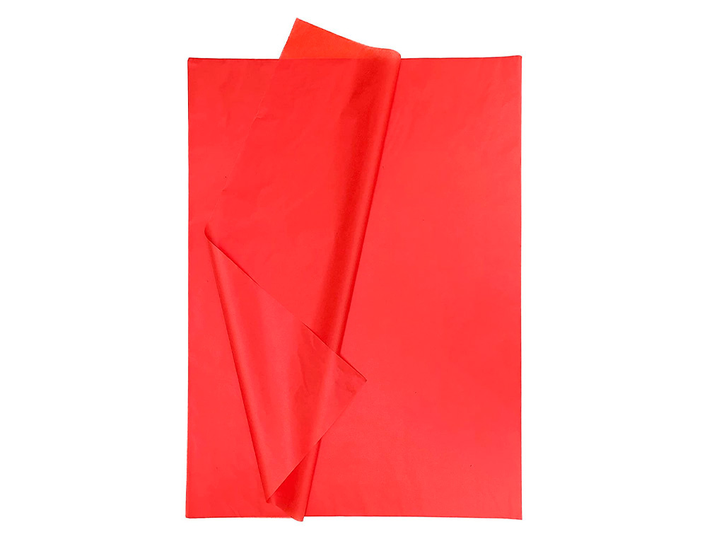 PAPEL SEDA LIDERPAPEL 52X76 CM EXPOSITOR 60 BOLSAS DE 5 HOJAS 12 COLORES SURTIDOS