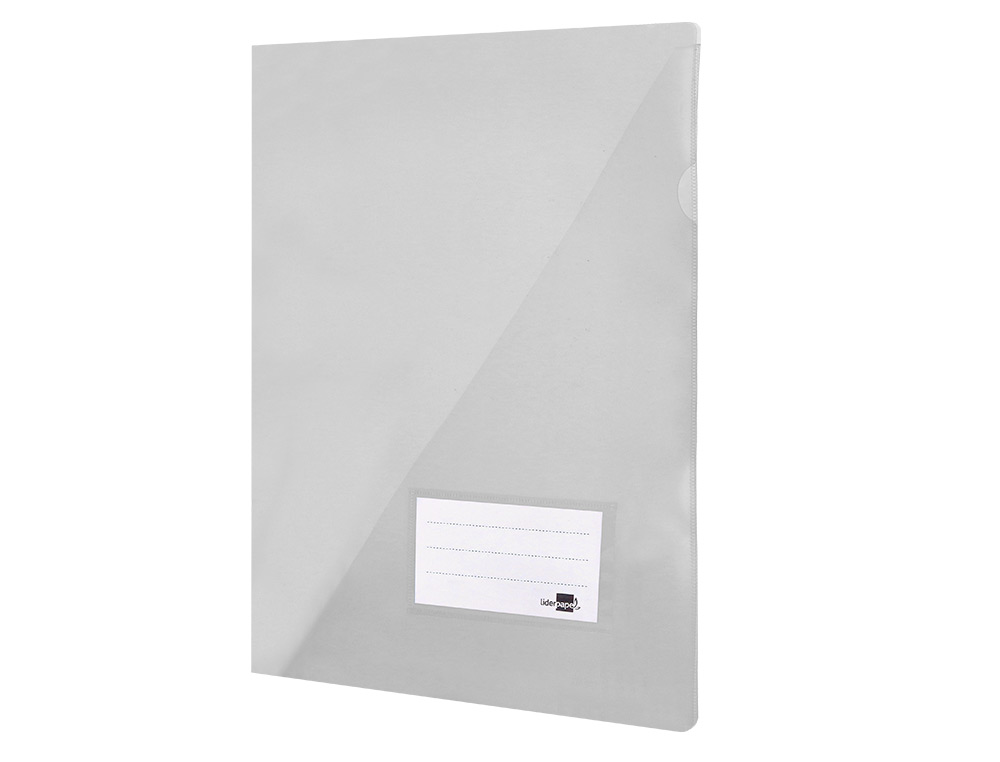 CARPETA LIDERPAPEL DOSSIER A4 UÑERO TRANSPARENTE