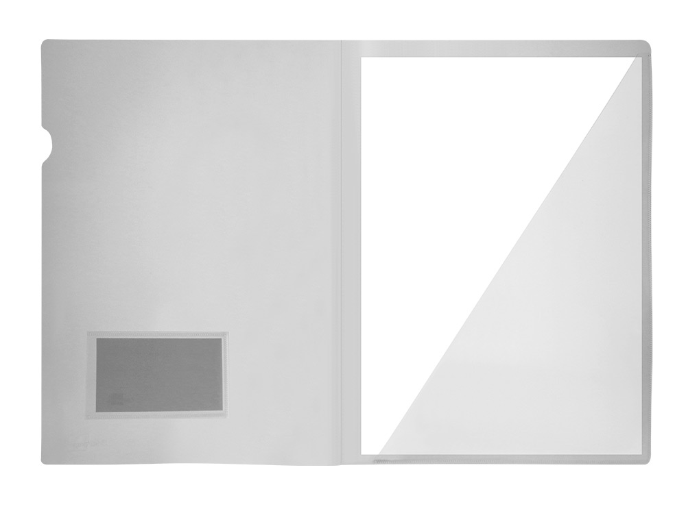 CARPETA LIDERPAPEL DOSSIER A4 UÑERO TRANSPARENTE