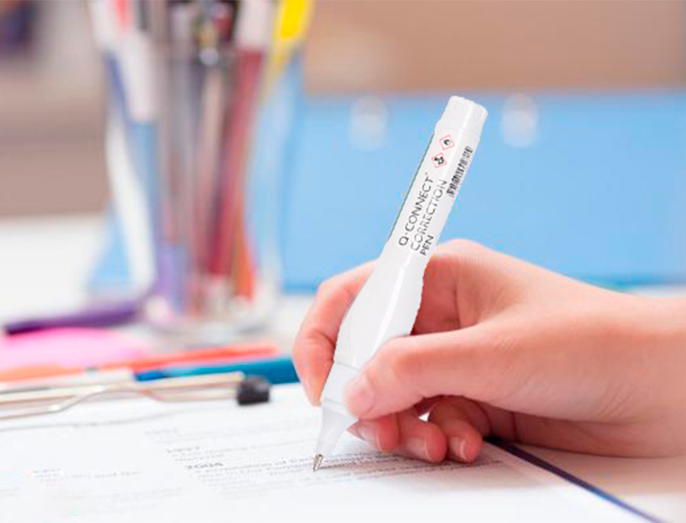 CORRECTOR Q-CONNECT LAPIZ CON PUNTA METALICA 8 ML