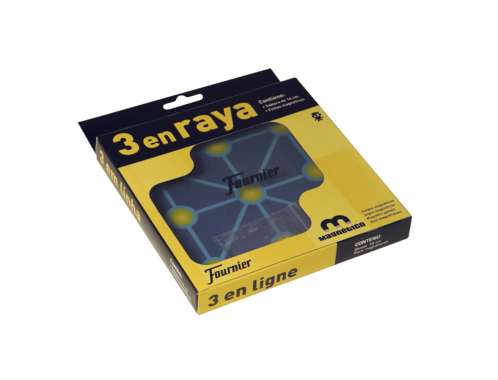JUEGOS DE MESA TRES EN RAYA MAGNETICO 20X16,1X2,5 CM