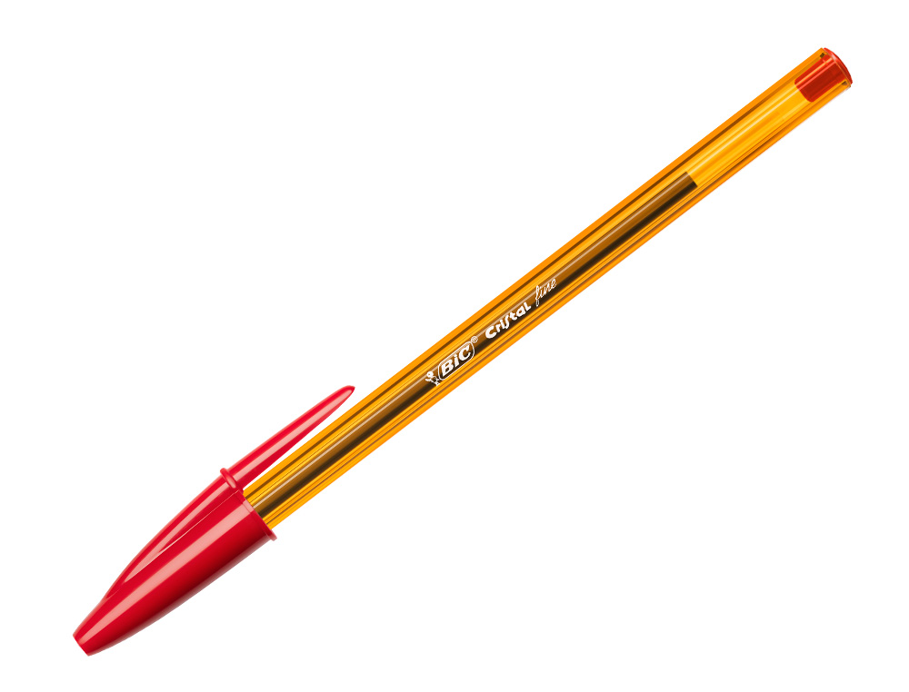 BOLIGRAFO BIC CRISTAL PUNTA FINA ROJO