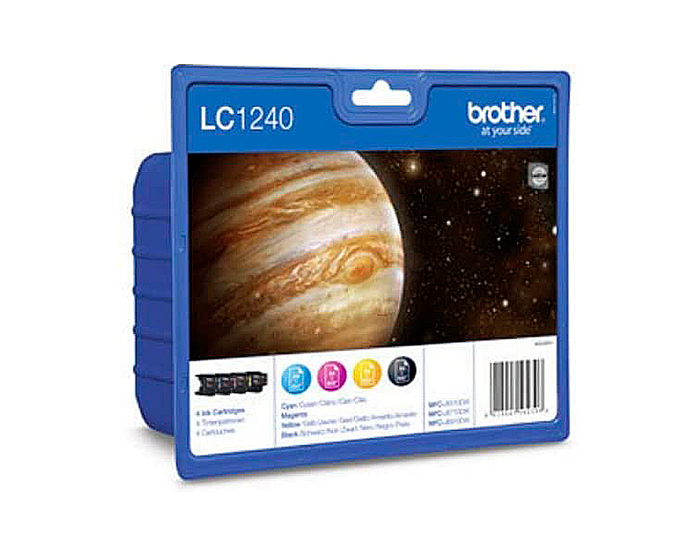 INK-JET BROTHER LC-1240 PACK 4 COLORES -600PAG- MFC-J6510DW MFC-J6710DW MFC-J6910DW