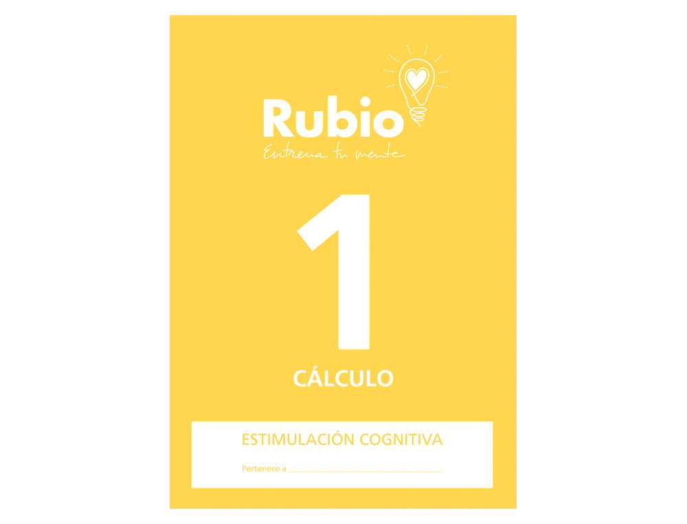 CUADERNO RUBIO ENTRENA TU MENTE ESTIMULACION COGNITIVA CALCULO 1