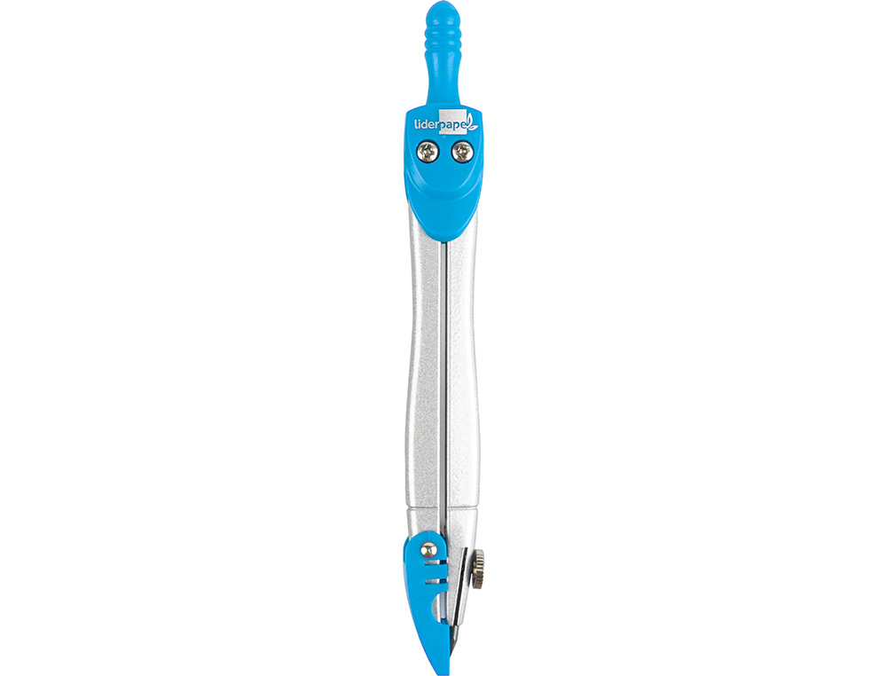 COMPAS LIDERPAPEL CON PROTECTOR DE PUNTA COLORES SURTIDOS