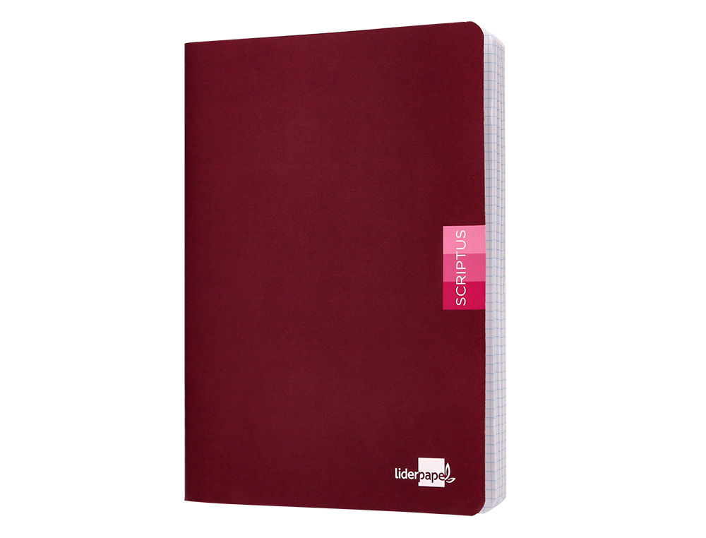 LIBRETA LIDERPAPEL SCRIPTUS A5 PLUS 48 HOJAS 90GR CUADRO 3MM CON MARGEN