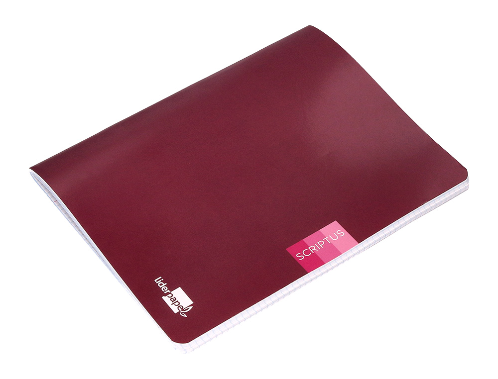 LIBRETA LIDERPAPEL SCRIPTUS A5 PLUS 48 HOJAS 90GR CUADRO 3MM CON MARGEN