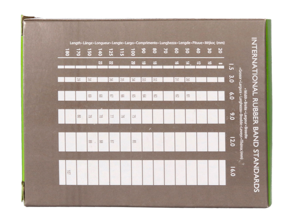 BANDAS ELASTICAS Q-CONNECT 100 GR 100X9 MM NUMERO 10
