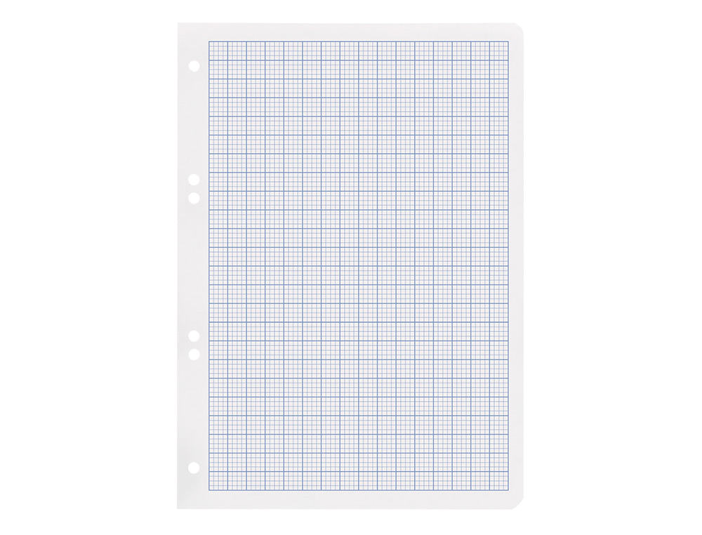 RECAMBIO LIDERPAPEL CUARTO 100 HOJAS 60G/M2 RAYADO N 46 6 TALADROS