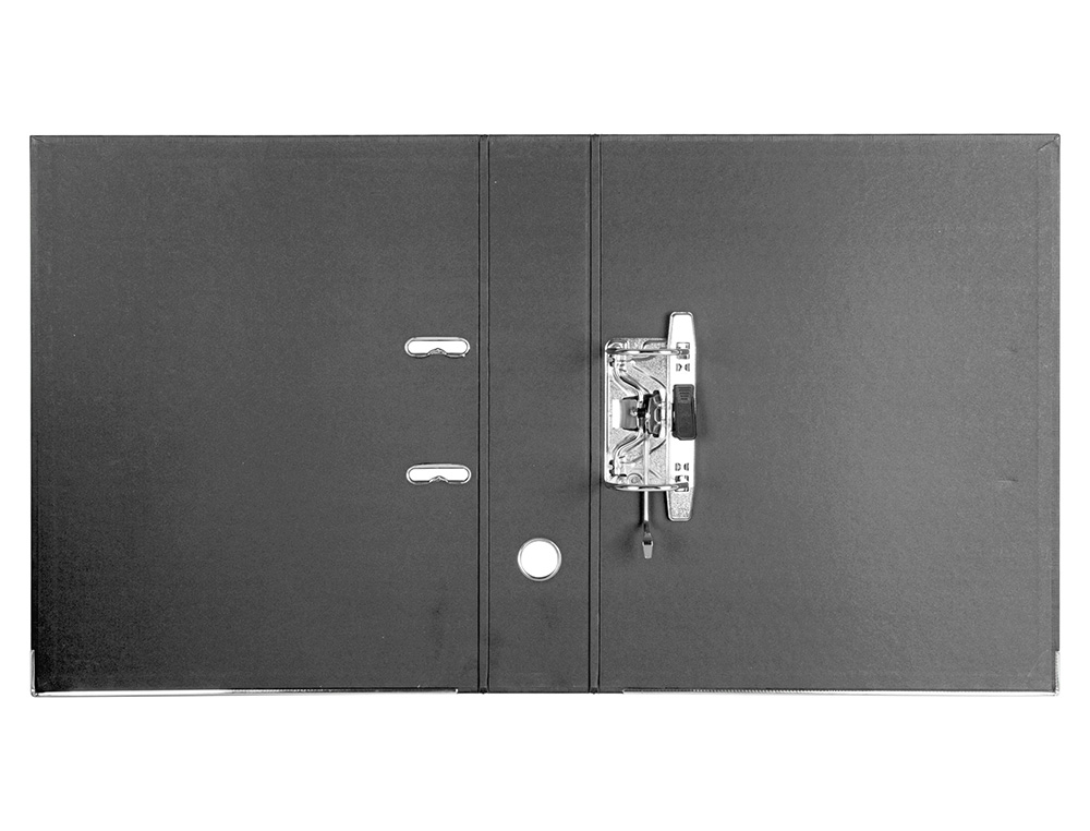 MODULO LIDERPAPEL 2 ARCHIVADORES FOLIO 2 ANILLAS MECANISMO DE PALANCA 75MM NEGRO