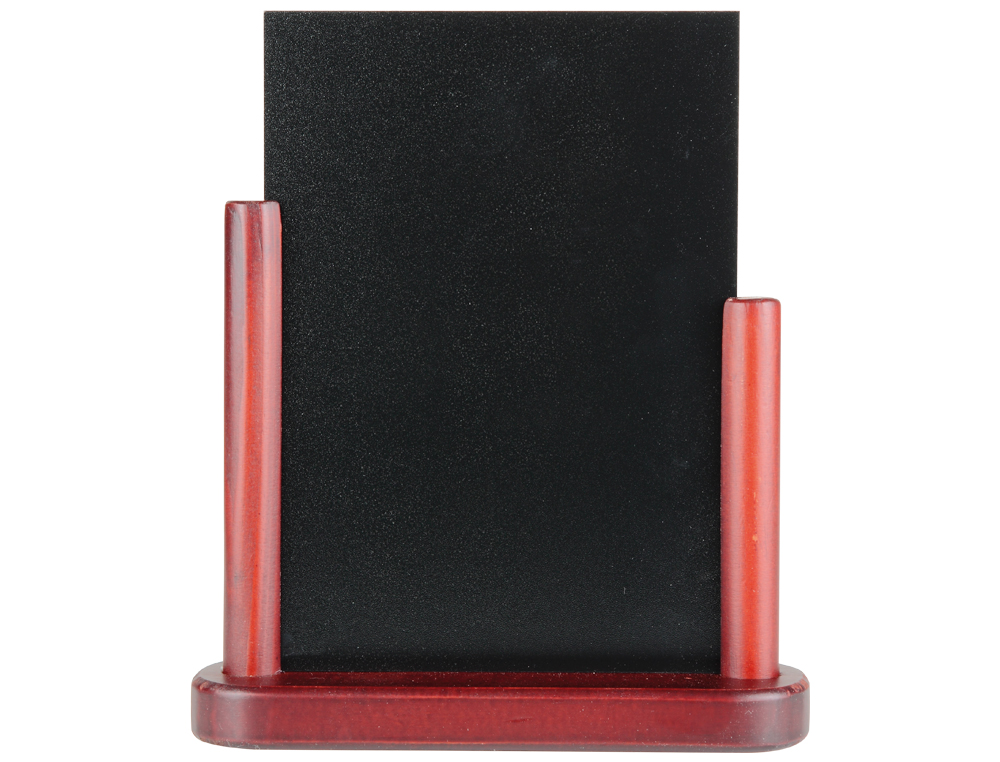 PIZARRA NEGRA LIDERPAPEL DOBLE CARA DE MADERA CON SUPERFICIE PARA ROTULADORES TIPO TIZA 15X21CM