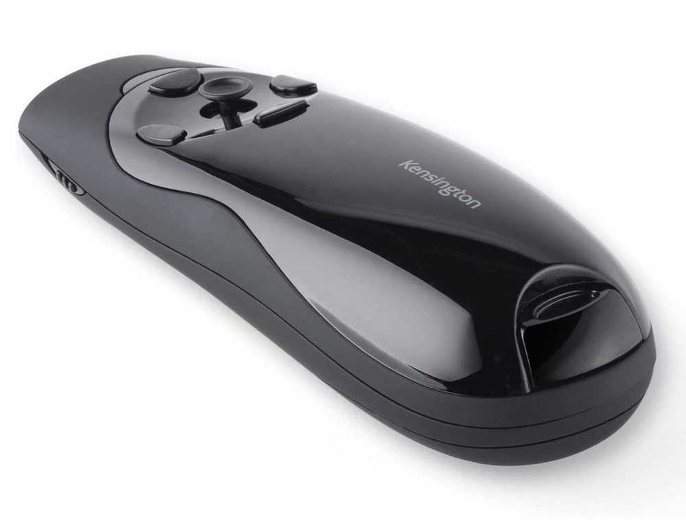 PUNTERO LASER KENSINGTON Y JOYSTICK HAZ DE LUZ VERDE ALCANCE 45 METROS COLOR NEGRO