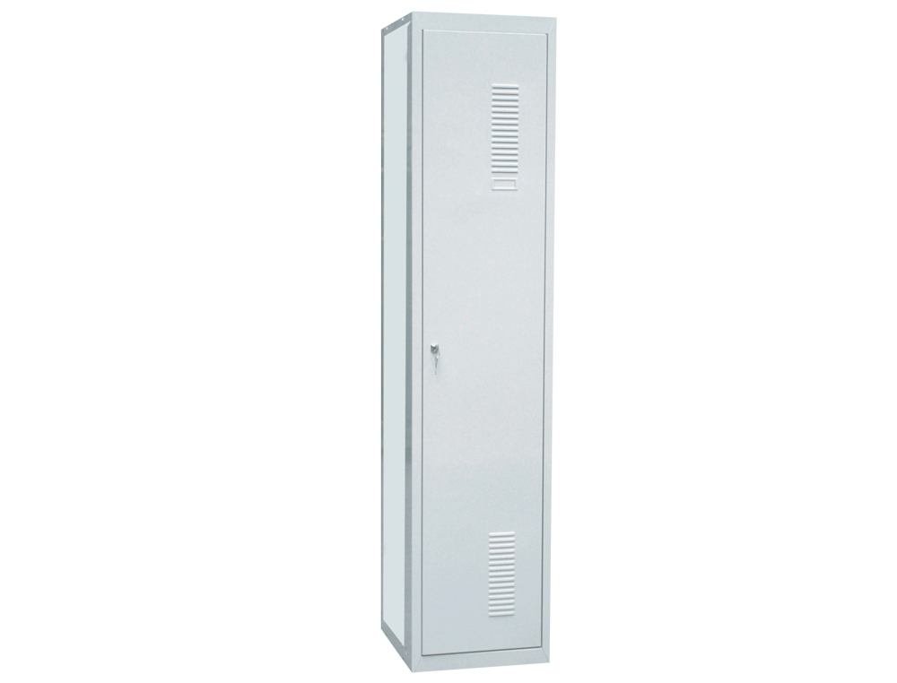 TAQUILLA METALICA AR STORAGE 50X180X30 CM 1 PUERTA CON LLAVE COLOR GRIS CONTINUACION