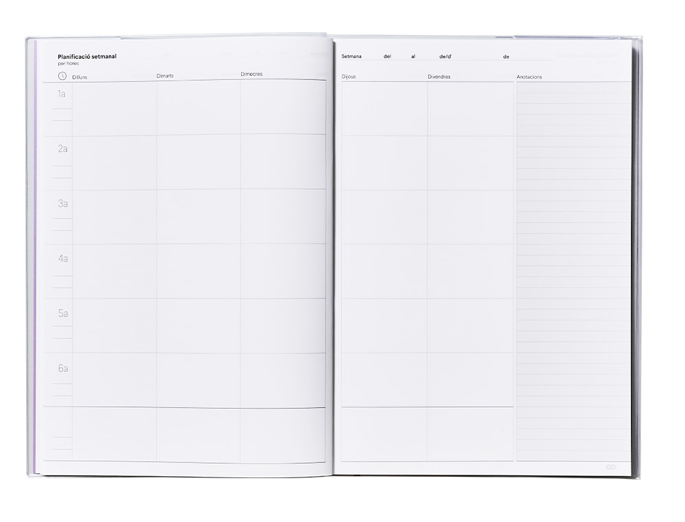 CUADERNO DE PROGRAMACION ADDITIO A4 PLAN MENSUAL Y PROGRAMACION SEMANAL DEL CURSO CATALAN