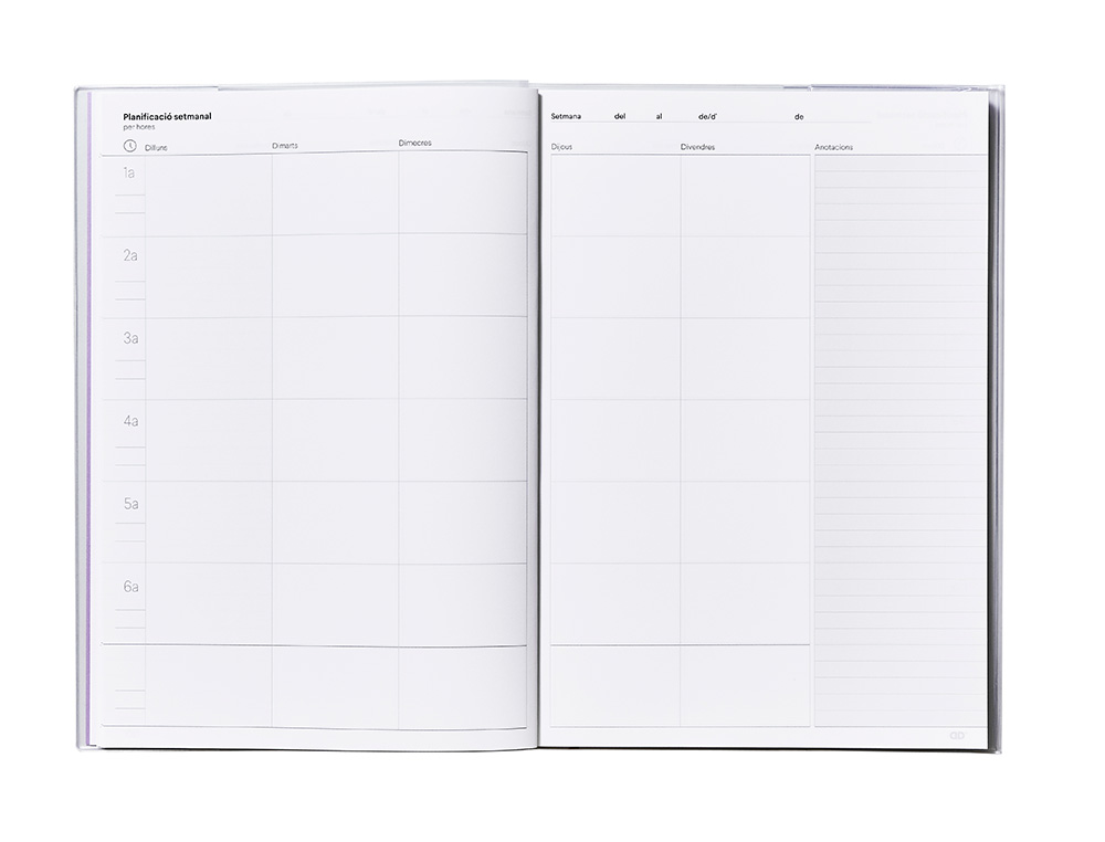 CUADERNO DE PROGRAMACION ADDITIO A4 PLAN MENSUAL Y PROGRAMACION SEMANAL DEL CURSO CATALAN