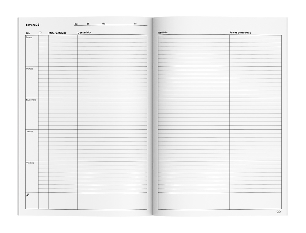 CUADERNO MEMO-NOTAS ADDITIO A4 EVALUACION CONTINUA MAS PLANIFICACION SEMANAL DEL CURSO