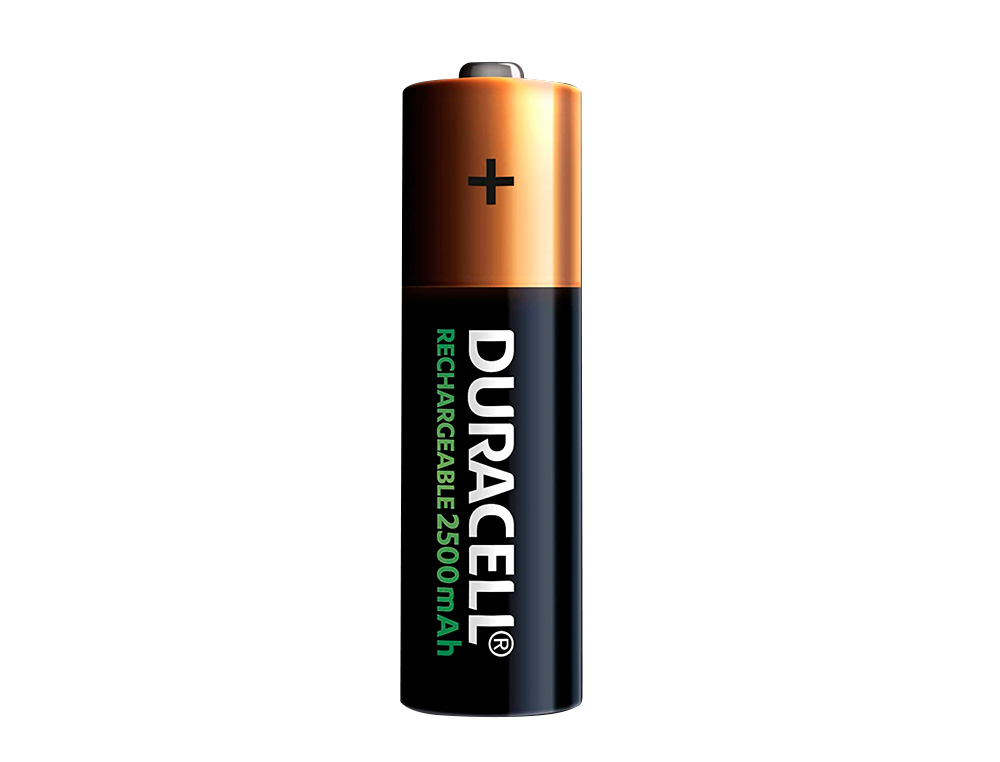 PILA DURACELL RECARGABLE STAYCHARGED AA 2500 MAH BLISTER DE 4 UNIDADES