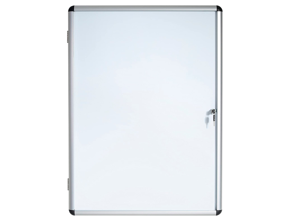 VITRINA DE ANUNCIOS BI-OFFICE FONDO MAGNETICO EXTRAPLANA DE INTERIOR 720X674 MM