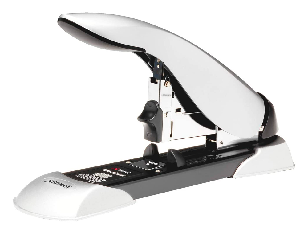 GRAPADORA REXEL GLADIATOR CAPACIDAD 160 HOJAS COLOR PLATA / NEGRO