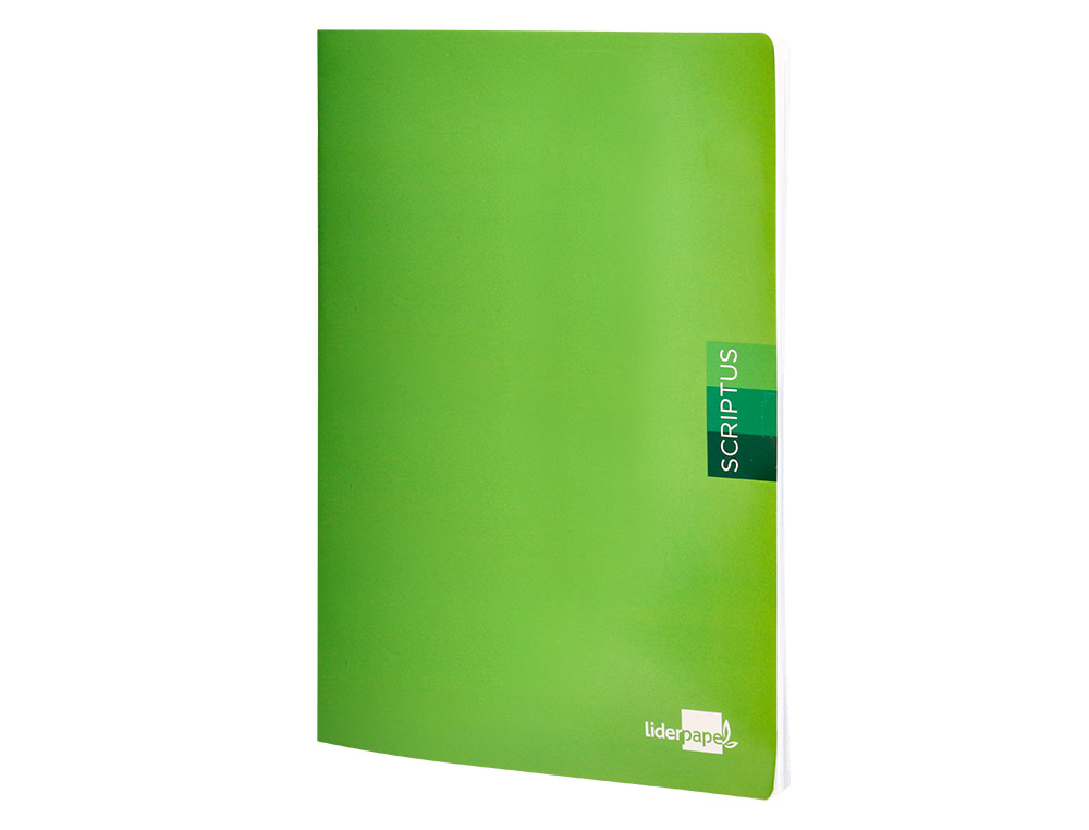 LIBRETA LIDERPAPEL SCRIPTUS A4 48 HOJAS 90GR CUADRO 5MM CON MARGEN COLORES SURTIDOS