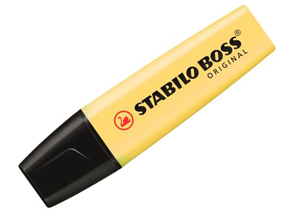 ROTULADOR STABILO BOSS PASTEL FLUORESCENTE 70 AMARILLO CREMOSO
