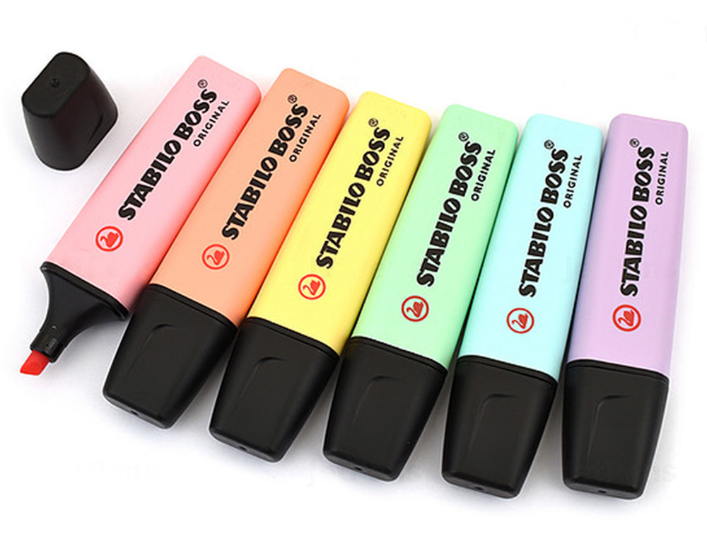 ROTULADOR STABILO BOSS PASTEL FLUORESCENTE 70 AMARILLO CREMOSO
