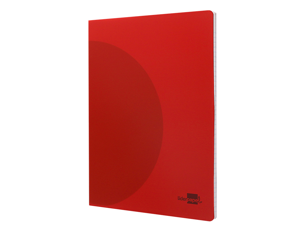 LIBRETA LIDERPAPEL 360 TAPA DE PLASTICO A4 48 HOJAS 90GR HORIZONTAL CON DOBLE MARGEN COLORES SURTIDOS