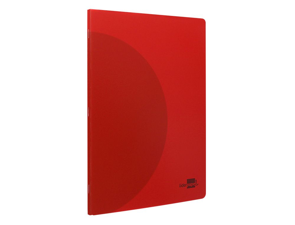 LIBRETA LIDERPAPEL 360 TAPA DE PLASTICO A4 48 HOJAS 90GR HORIZONTAL CON DOBLE MARGEN COLORES SURTIDOS