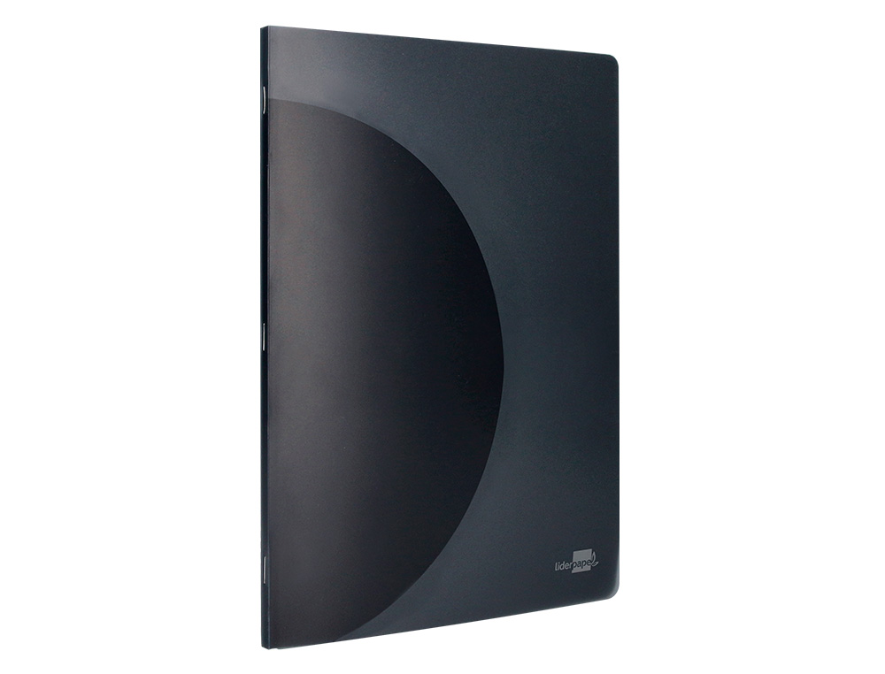 LIBRETA LIDERPAPEL 360 TAPA DE PLASTICO A5 48 HOJAS 90G/M2 5MM CON DOBLE MARGEN TAPA NEGRA