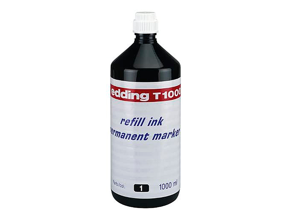 TINTA ROTULADOR EDDING T-1000 NEGRO BOTE 1 LITRO