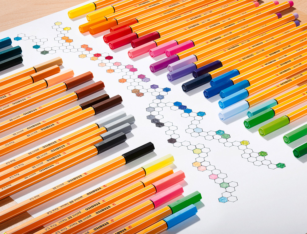 ROTULADOR STABILO PUNTA DE FIBRA POINT 88 ESTUCHE DE 8 COLORES SURTIDOS PASTEL