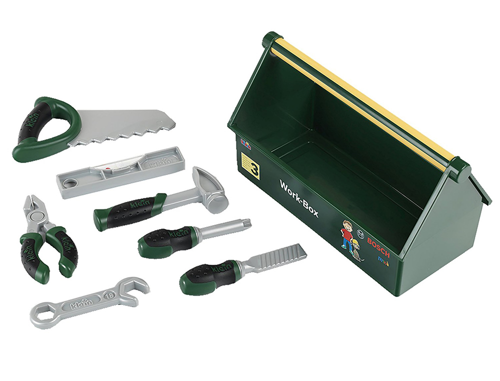 CAJA DE HERRAMIENTAS THEO KLEIN BOSCH CON ACCESORIOS 30,3X14X17,2 CM