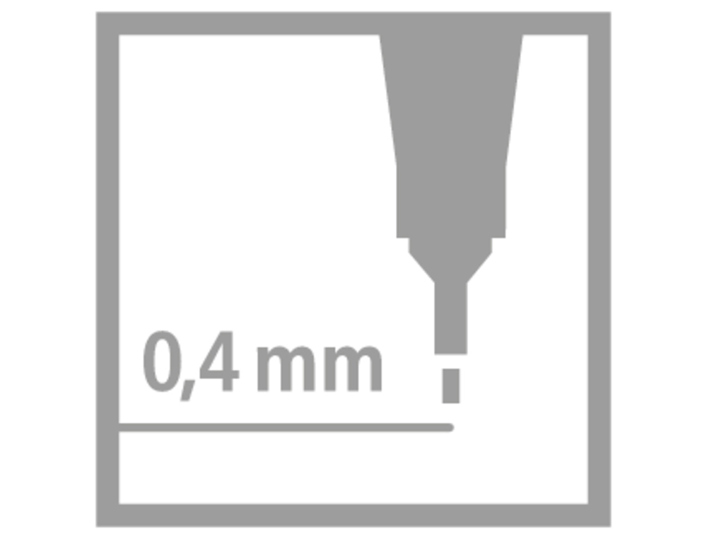 ROTULADOR STABILO PUNTA DE FIB RA POINT 88 ROSA NEON PUNTA FINA 0,4MM