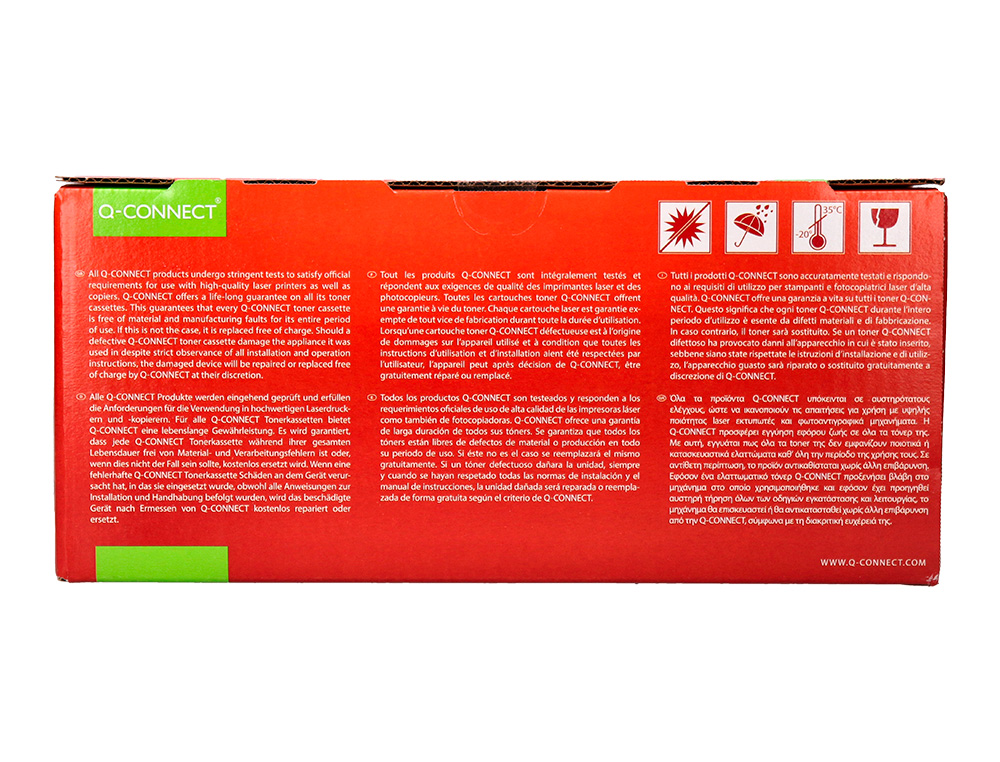 TONER Q-CONNECT COMPATIBLE HP CE285A PARA LASERJET P1102/P1102W/M1212NF MFP/M1217NFW MFP/M1132MFP -1.600PAG- NEGRO