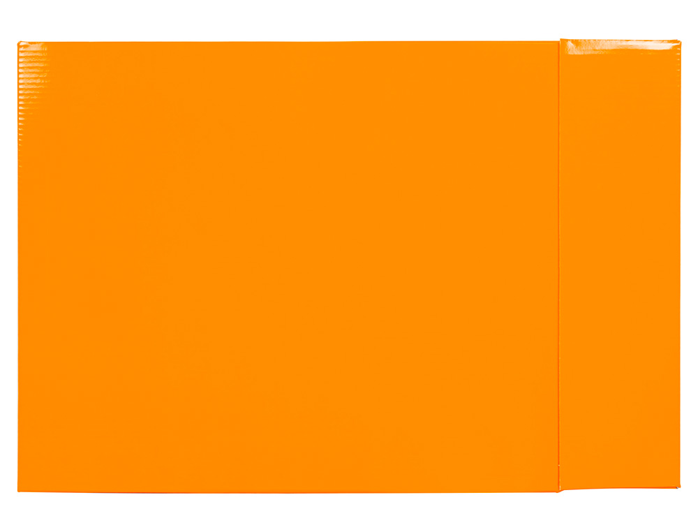 CAJA ARCHIVADOR LIDERPAPEL DE PALANCA CARTON DIN A4 DOCUMENTA LOMO 75MM COLOR NARANJA