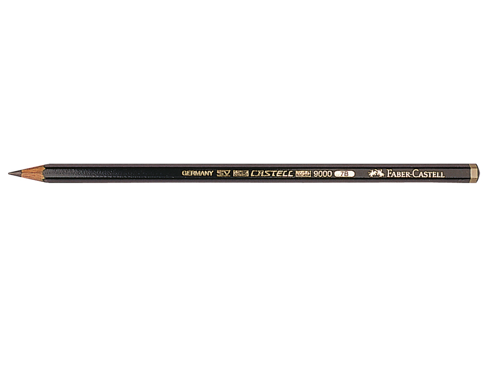 LAPICES DE GRAFITO FABER 9000 7B UNIDAD