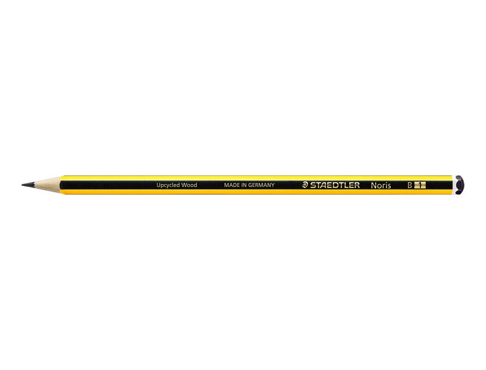 LAPICES DE GRAFITO STAEDTLER NORIS N.1 B UNIDAD
