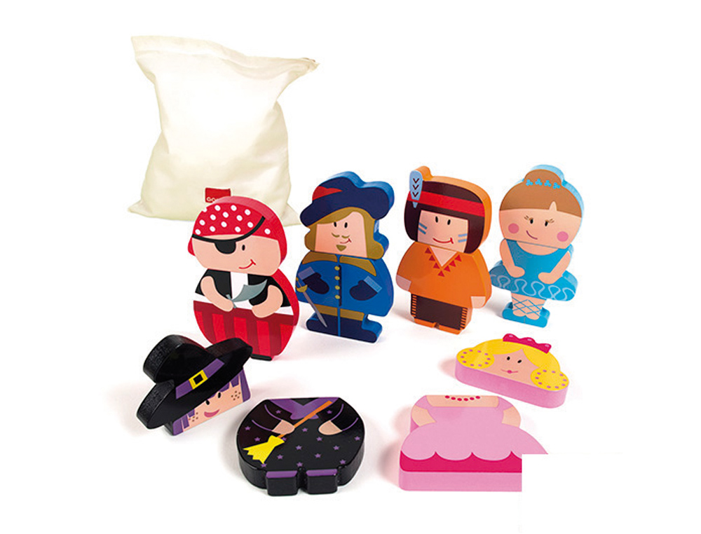 PUZLE GOULA INFANTIL PERSONAJES MAGNETICOS
