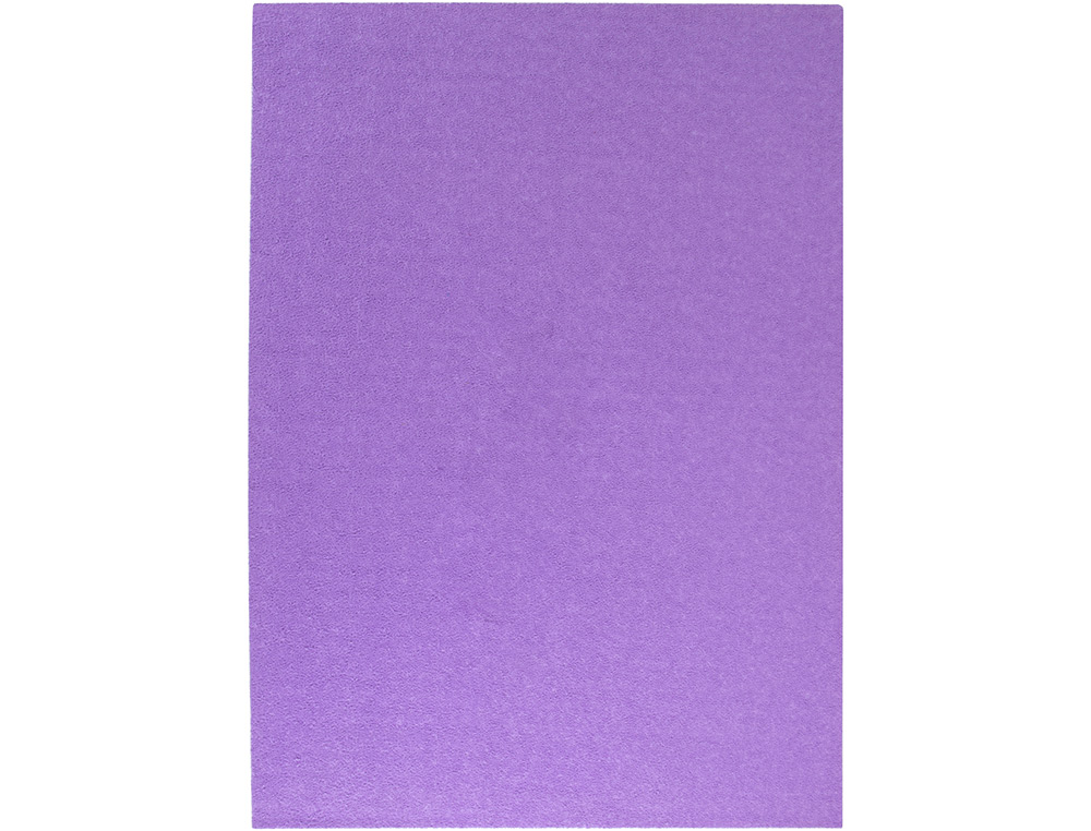 GOMA EVA LIDERPAPEL 50X70CM 60G/M2 ESPESOR 2MM TEXTURA TOALLA LILA