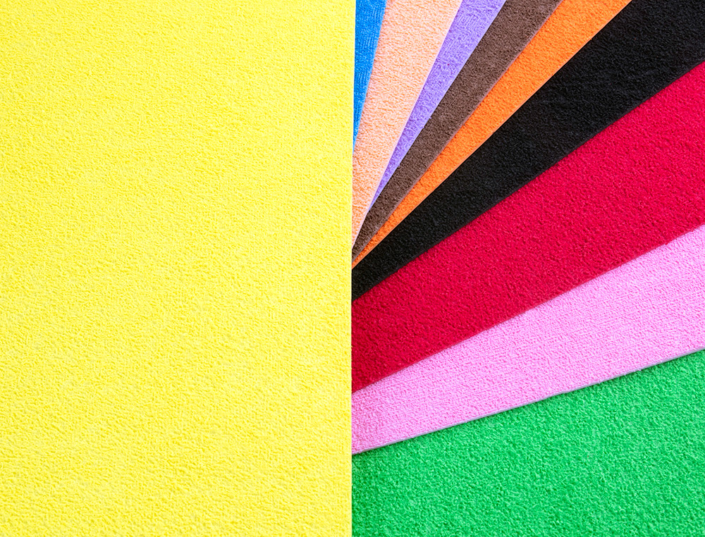 GOMA EVA LIDERPAPEL 50X70CM 60G/M2 ESPESOR 2MM TEXTURA TOALLA LILA