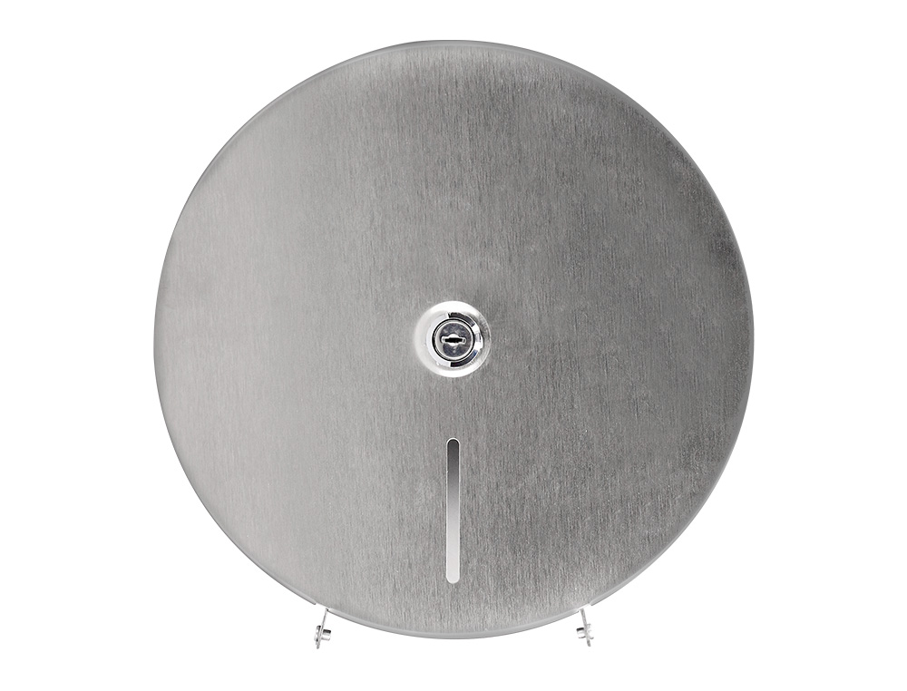 DISPENSADOR Q-CONNECT DE PAPEL HIGIENICO JUMBO ACERO INOXIDABLE 115X254X265 MM